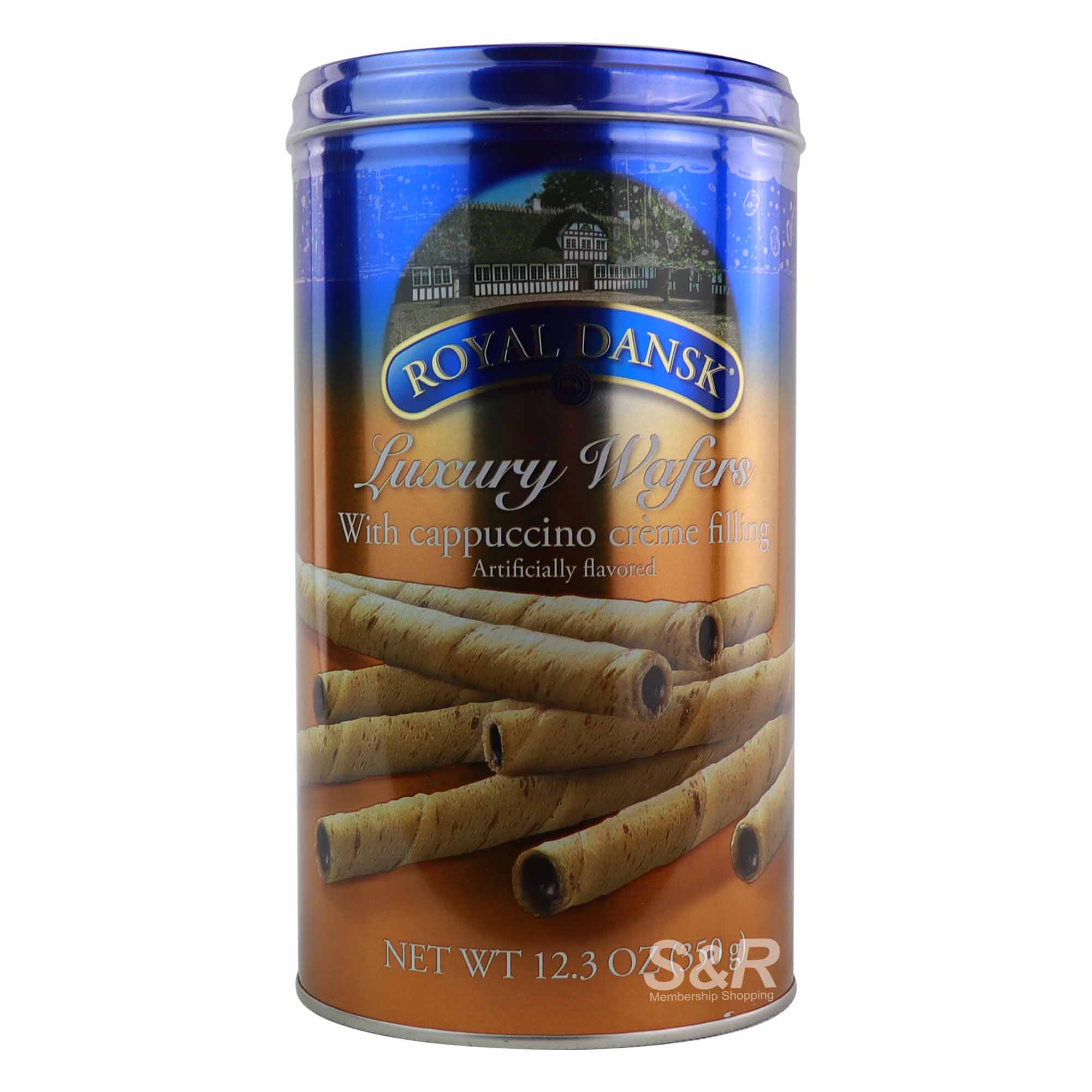 Royal Dansk Luxury Wafer with Cappuccino Creme Filling 350g Royal Dansk Luxury Wafer with Cappuccino Creme Filling 350g